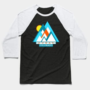 Ouray Colorado Vintage Mountain Love Baseball T-Shirt